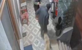Köpek saldırısına parmağı koptu; o anlar kamerada