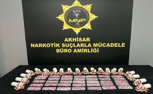 Manisa'da 4 bin 396 sentetik hap ele geçirildi; 4 tutuklama