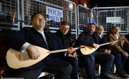 Meslek Fabrikası önünde 'Ata Mirası' nöbeti sürüyor