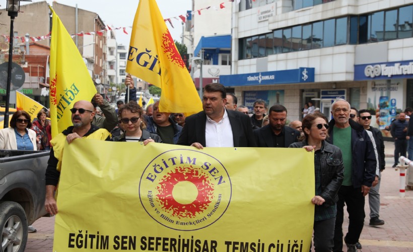 Seferihisar’da eğitimde şiddete karşı tek ses: 'Evlatlarımız güvende değilse geleceğimiz yok'