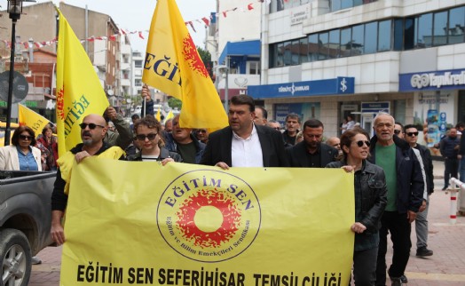 Seferihisar’da eğitimde şiddete karşı tek ses: 'Evlatlarımız güvende değilse geleceğimiz yok'