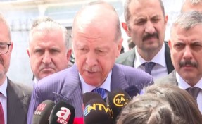 Erdoğan'dan Ayasofya'da cuma namazının ardından açıklamalar
