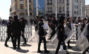 Taksim'e yürümek isteyenlere polis müdahalesi: Gözaltılar var!