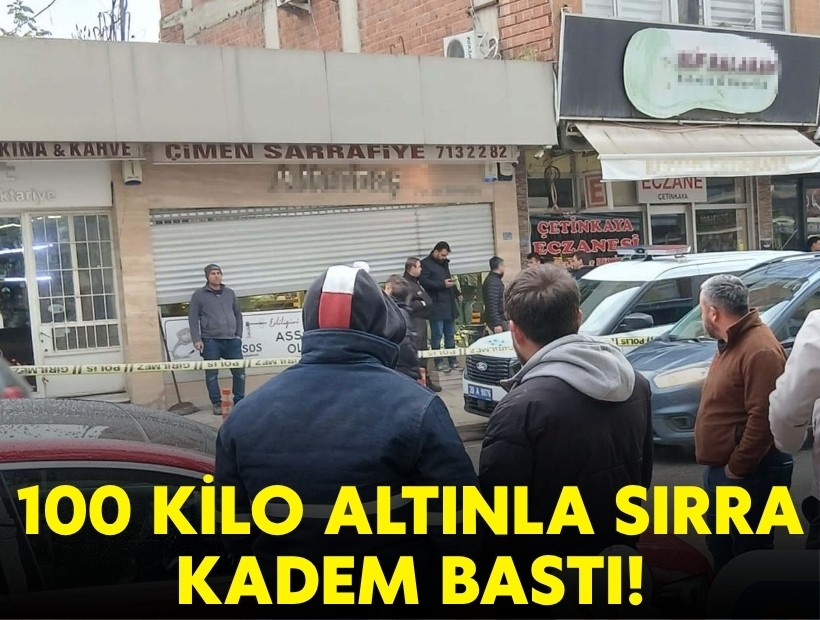 100 kilo altınla sırra kadem bastı!