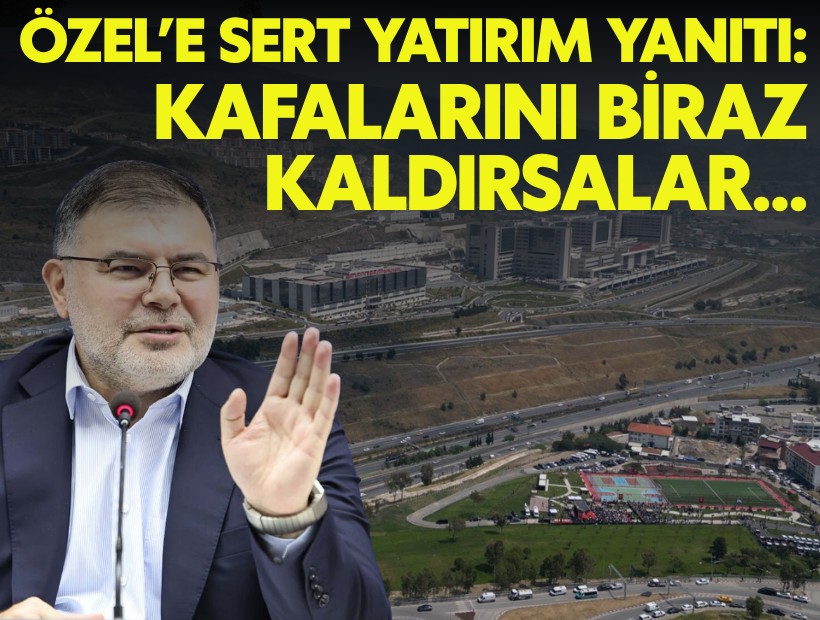 AK Partili Saygılı'dan Özel'e 'Şehir Hastanesi ve deprem konutlu' yanıt!