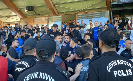 Amatörde olaylı final
