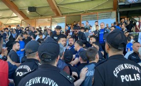 Amatörde olaylı final
