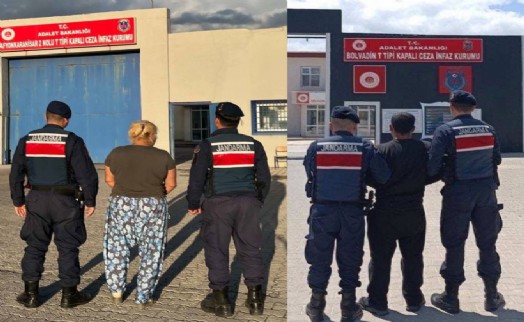 Aranan hükümlüler yakalandı