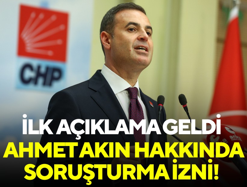 Balıkesir Büyükşehir Belediye Başkanı Ahmet Akın hakkında soruşturma izni! İlk açıklama geldi