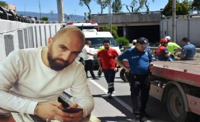 Bariyerlere çarpıp yola savrulan genç sürücünün acı sonu!