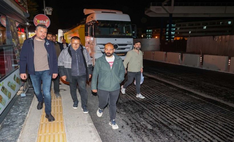Başkan Görkem Duman’ın gece mesaisi