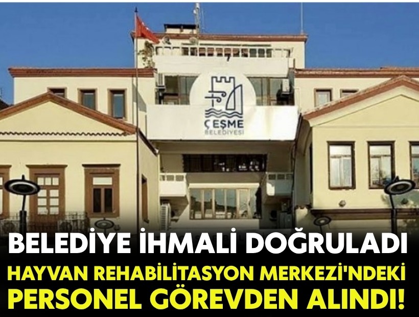 Belediye ihmali doğruladı: Hayvan Rehabilitasyon Merkezi'ndeki personel görevden alındı!