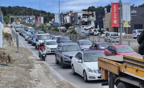 Bodrum'a 24 saatte 20 bin araç giriş yaptı