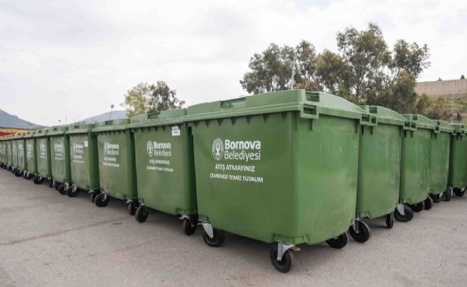 Bornova’ya 325 yeni çöp konteyneri
