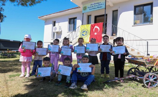 Bucalı minikler Tarım Okulu’nda doğayla buluştu