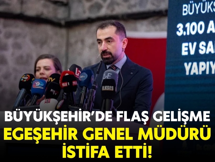 Büyükşehir’de flaş gelişme: Egeşehir Genel Müdürü Ekinci istifa etti!