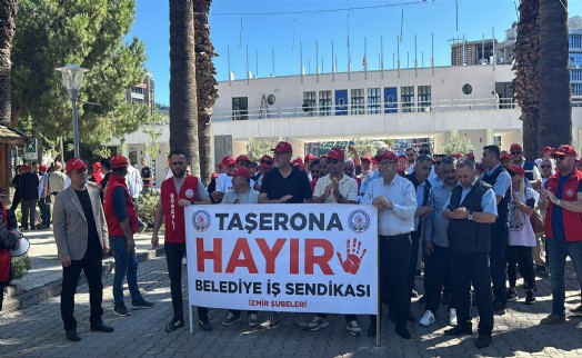 Büyükşehir’in işçilerinden taşeronlaşmaya karşı eylem: Atıyorsan hepimizi işten at!
