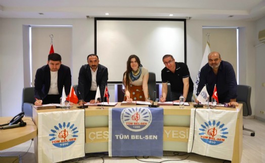 Çeşme Belediyesi, Tüm Bel-Sen ile toplu iş sözleşmesini imzaladı