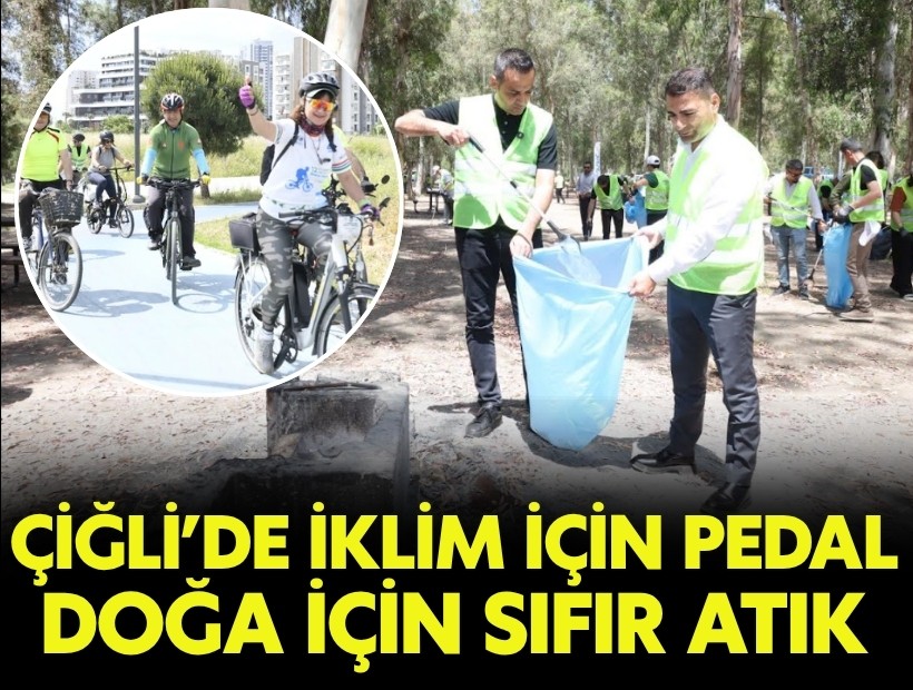 Çiğli’de iklim için pedal, Doğa için sıfır atık