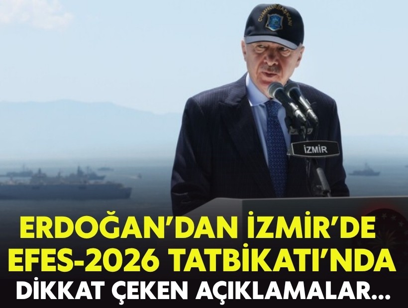 Cumhurbaşkanı Erdoğan İzmir'de EFES Tatbikatı'na katılıyor