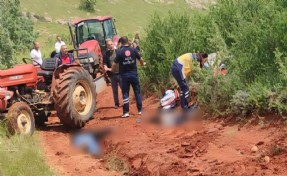 Devrilen traktör can aldı: Baba ve 7 yaşındaki oğlu hayatını kaybetti