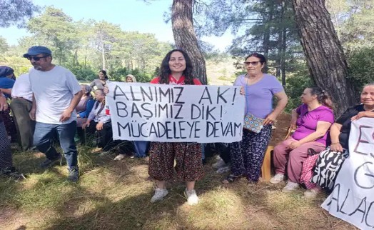 Esra Işık Akbelen'de mücadeleye devam ediyor!