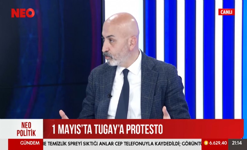Güldoğan'dan NEO TV'de CHP'li başkana destek, Tugay'a '1 Mayıs' çıkışı: İşçinin hakkını vermezsen böyle yuhalanırsın!