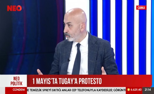Güldoğan'dan NEO TV'de CHP'li başkana destek, Tugay'a '1 Mayıs' çıkışı: İşçinin hakkını vermezsen böyle yuhalanırsın!