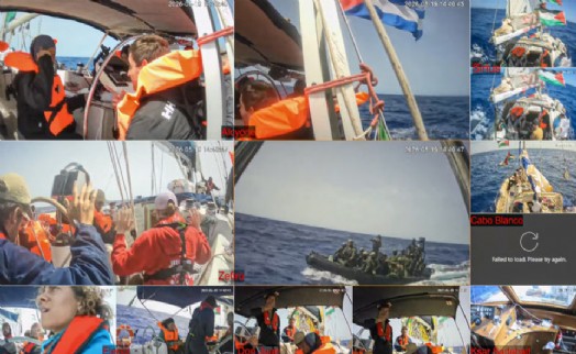 İsrail Sumud Filosu'na yine müdahale etti