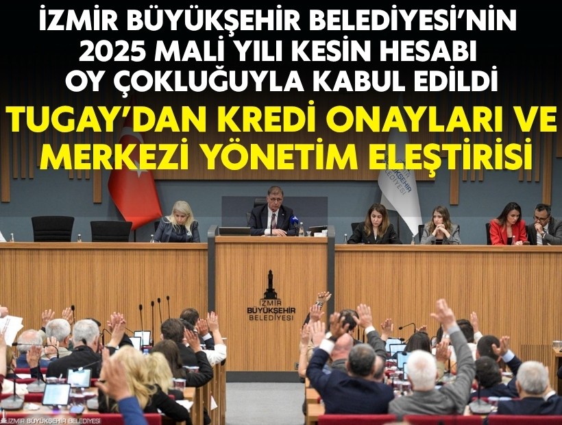 İzmir Büyükşehir Belediyesi’nin 2025 Mali Yılı Kesin Hesabı oy çokluğuyla kabul edildi
