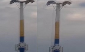 İzmir'de faciadan dönüldü: Baş aşağı asılı kaldılar