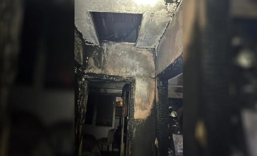 İzmir'de yangın çıkan evden acı haber: 1 buçuk yaşındaki bebek can verdi