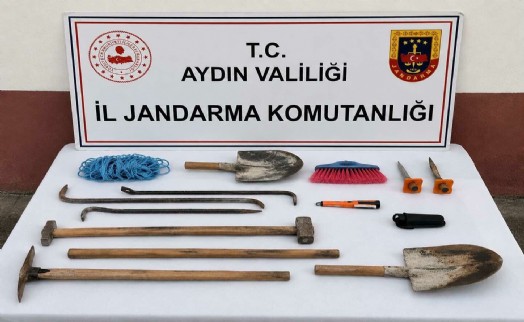 Kaçak tarihi eser kazısına suçüstü: 3 gözaltı