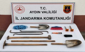 Kaçak tarihi eser kazısına suçüstü: 3 gözaltı
