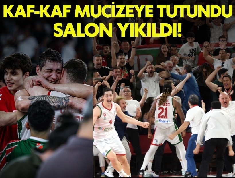 Karşıyaka mucize sarhoşu: Salon yıkıldı!