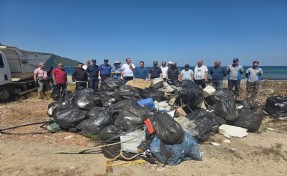 Karya yolunda utanç verici tablo: 3,5 ton atık toplandı