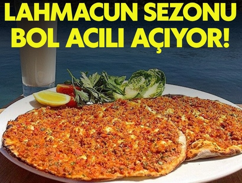 Lahmacun Bodrum'da sezonu bol acılı açıyor!