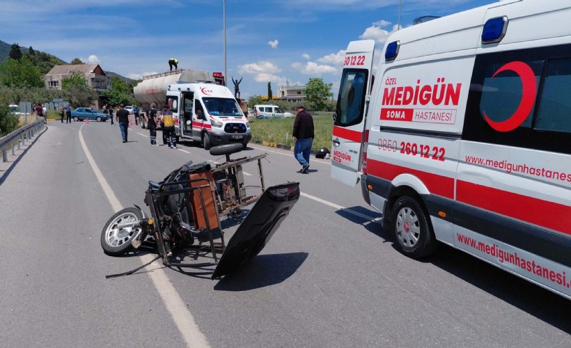 Manisa Kırkağaç'ta feci kaza: 1 ölü 4 yaralı