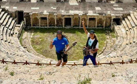 Metallica Pamukkale ve Hierapolis'i gezdi