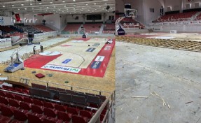 Petkimspor'un salonu bakıma girdi