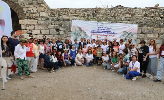 Seferihisar’da 2. Uluslararası Suluboya Festivali sona erdi
