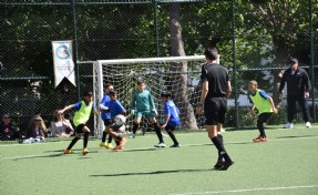 Spora yönlendirilen ilkokul öğrencileri futbol turnuvası heyecanı yaşadı