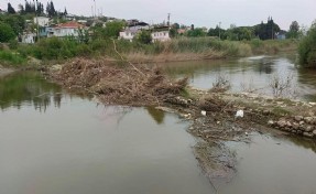 Tarihi Taşköprü'nün üzeri yine atıklarla kaplandı