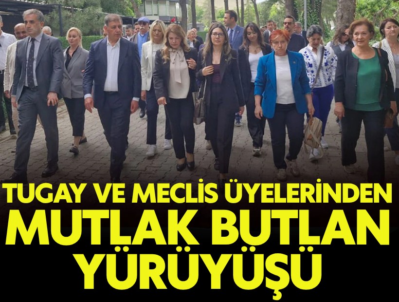 Tugay ve meclis üyelerinden mutlak butlan yürüyüşü!
