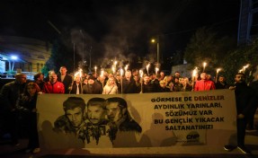 Üç fidan Buca'da yürüyüş ve törenle anıldı!
