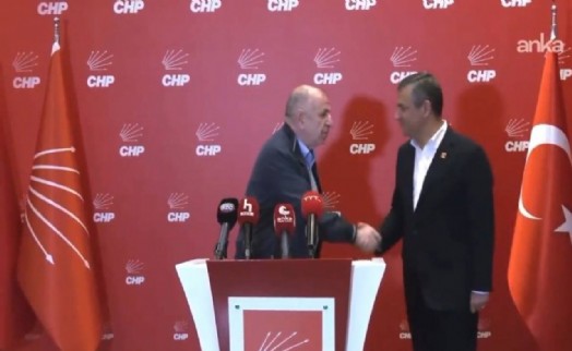 Ümit Özdağ CHP Genel Merkezi’nde Özgür Özel ile görüştü: Demokrasiyi savunmak için bugün buradayız