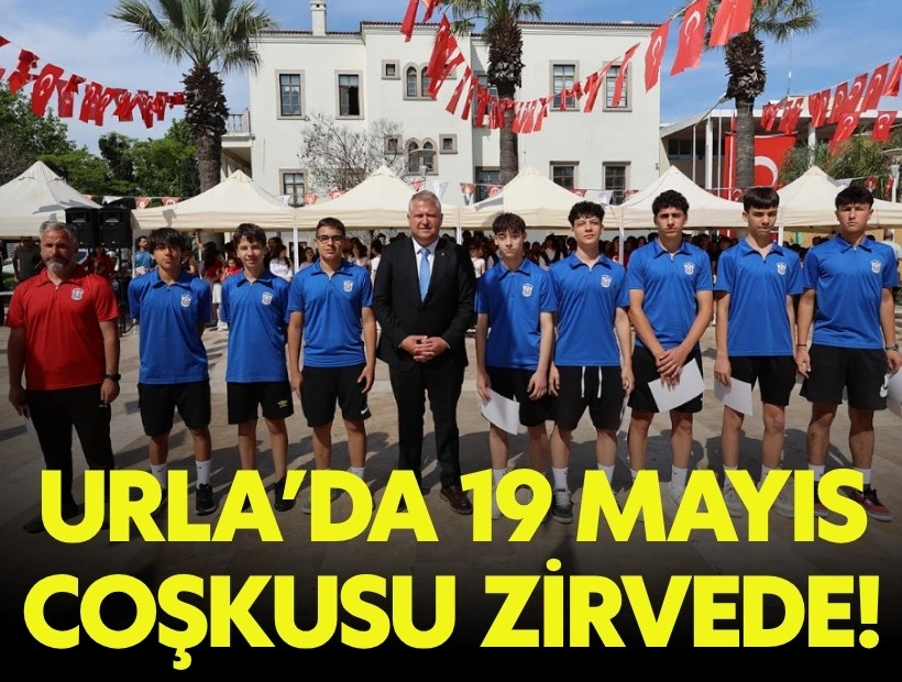 Urla’da 19 Mayıs’a coşku dolu kutlama