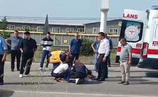Yolun karşısına geçerken yolcu otobüsünün çarptığı yaya öldü
