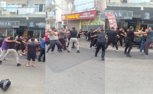 Aydın’da esnaflar ile vatandaşlar arasındaki kavga kamerada: 1’i polis 5 yaralı