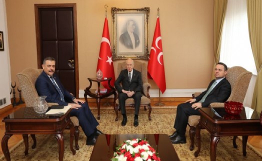 Bakan Çiftçi ve Bakan Gürlek, MHP Genel Başkanı Bahçeli’yi ziyaret etti